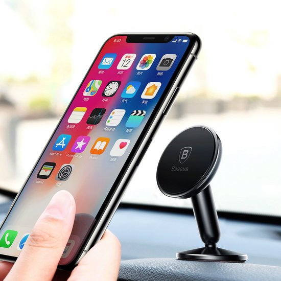 Baseus Zwarte Stand Magnetic Car Mount Holder