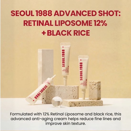 K-Secret Seoul 1988 Advanced Shot serum - Retinal Liposome 12% - Black Rice - 15 ml