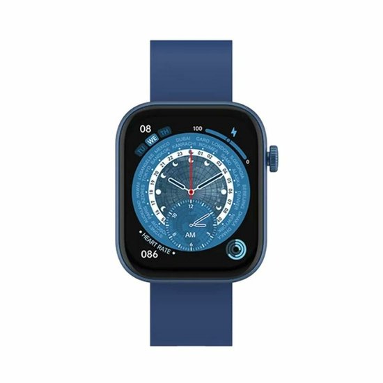Denver SWC185BU smartwatch - AMOLED calling function - heart rate monitor oximeter sleep monitor
