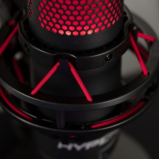 HyperX QuadCast streaming microfoon - PS4/Windows/Mac - Rood