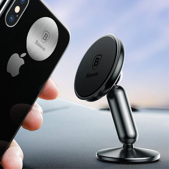 Baseus Zwarte Stand Magnetic Car Mount Holder