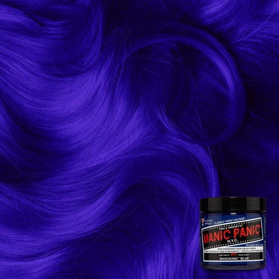 Manic Panic haarverf - semi-permanent - Shocking Blue