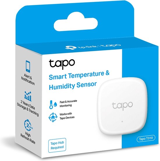 TP-Link Tapo T310 smart sensor - temperatuur en vochtigheid