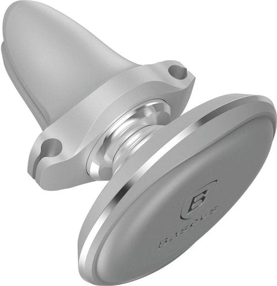 Baseus telefoonhouder - magnetisch ventilatierooster auto - Zilver