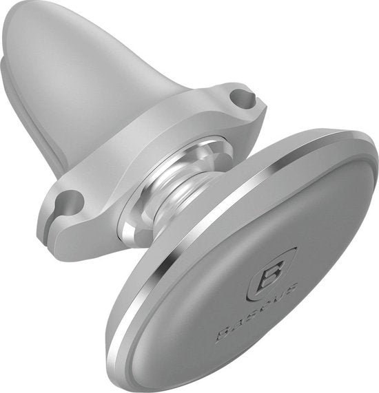 Baseus telefoonhouder - magnetisch ventilatierooster auto - Zilver