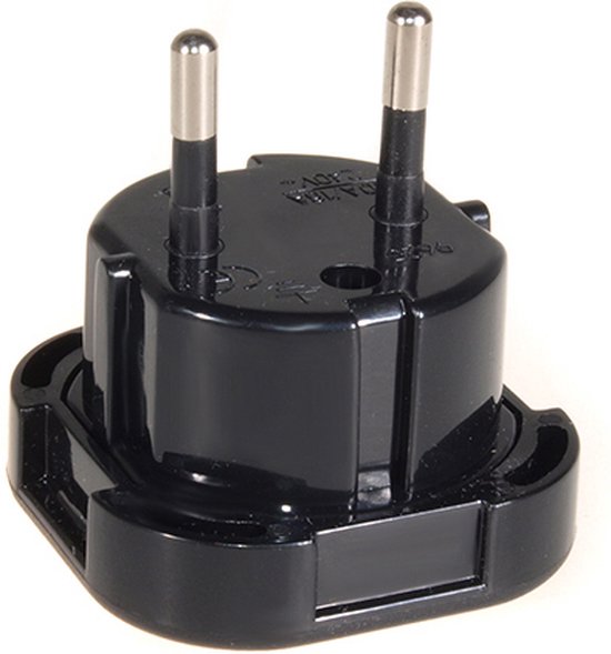 Maclean adapter - British UK to European EU plug