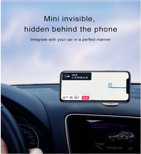 Baseus Zwarte Stand Magnetic Car Mount Holder