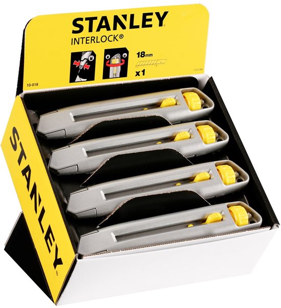 Stanley Interlock afbreekmes - 18 mm