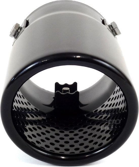 Exhaust tip - MT 017B - Stainless steel - Black