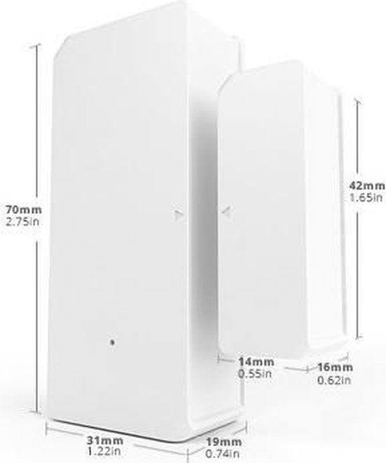 Sonoff DW2 RF Door and Window Sensor - Wireless 433 MHz - White