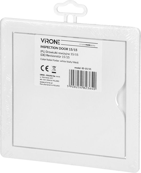 Access hatch - 150×150 mm - White