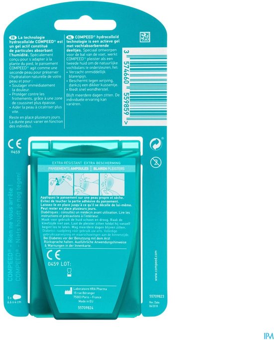 Compeed blister patches - underfoot - 5 pieces