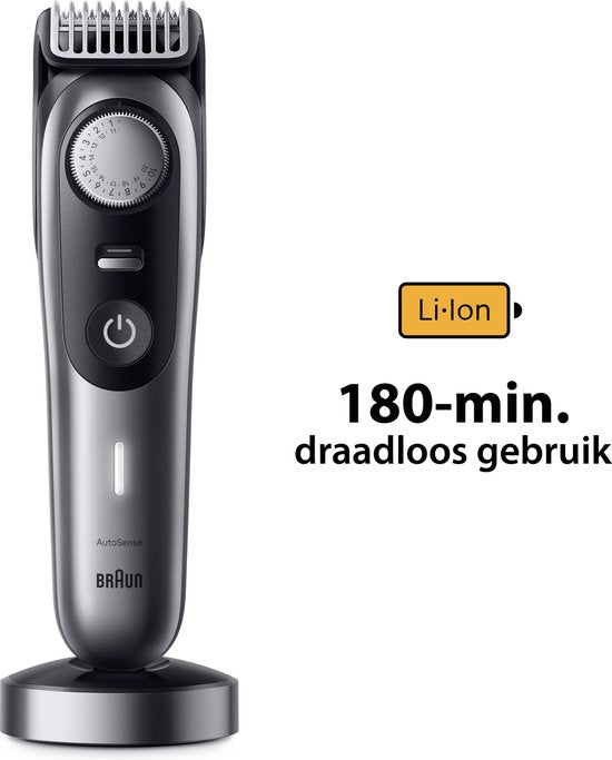 Braun Beard Trimmer - Series 9 BT9440 - ProBlade 3.2 cm trimming blade - 100 min run time - Black