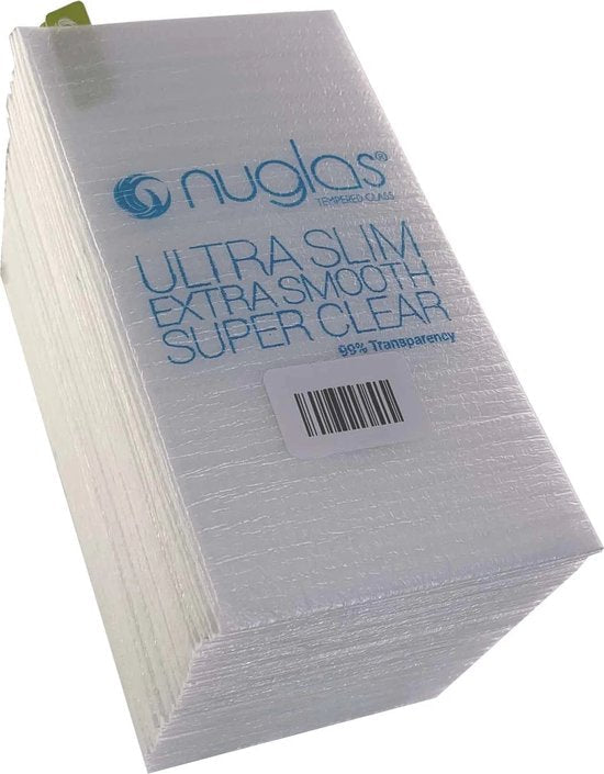 NuGlas screenprotector - iPhone 14 Pro Max - glas 2,5D - 50 stuks