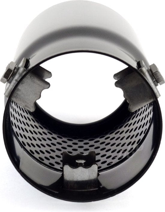 Exhaust tip - MT 017B - Stainless steel - Black