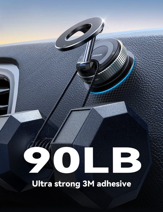 Car phone holder - dashboard window 360° rotatable - iPhone MagSafe