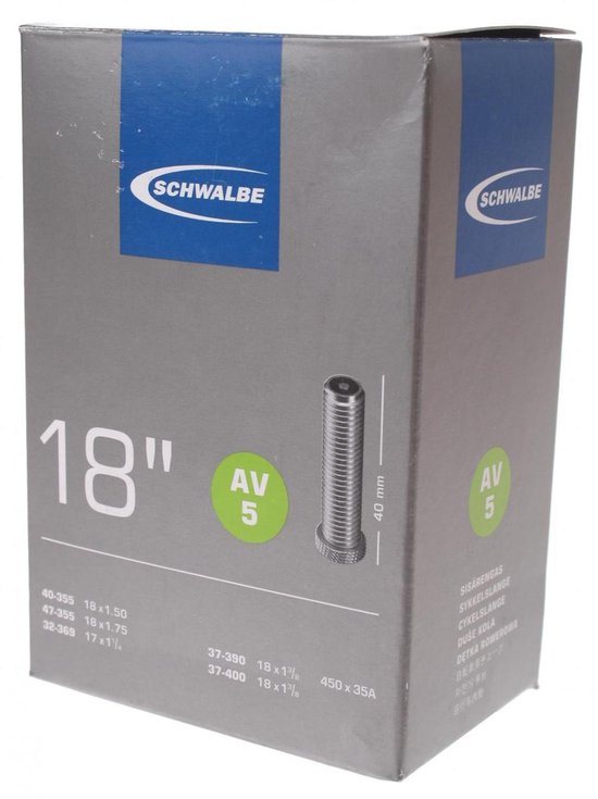Schwalbe AV5 binnenband - 18/32/47-355/400 - 40 mm ventiel