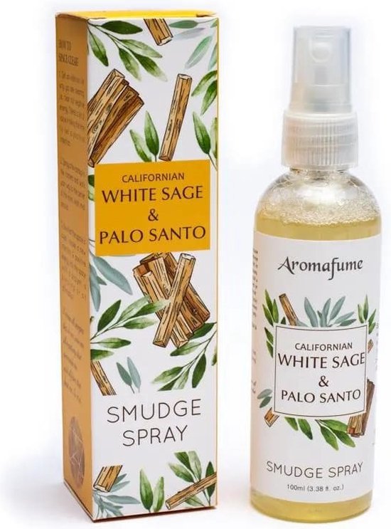 Aromafume smudge spray - witte salie en palo santo - 100 ml