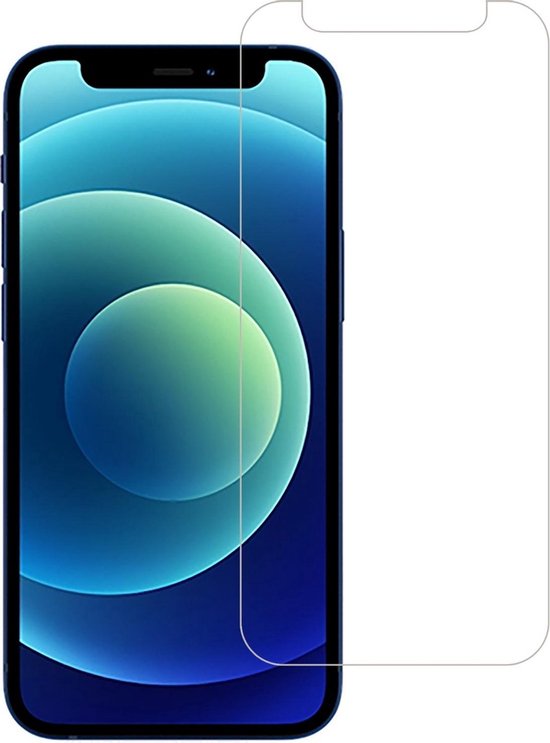 NuGlas Premium Screenprotector Voor iPhone 12 Mini - Tempered Glass 2.5D