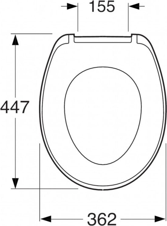 Gustavsberg by Villeroy & Boch Saval 2.0 closetzitting - met deksel - Wit