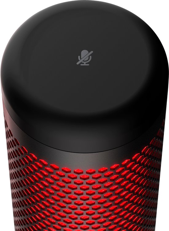HyperX QuadCast streaming microfoon - PS4/Windows/Mac - Rood