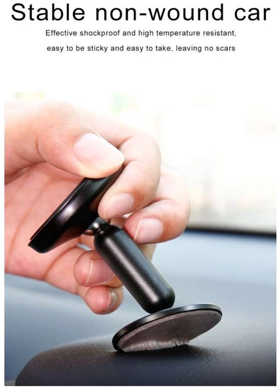 Baseus Zwarte Stand Magnetic Car Mount Holder