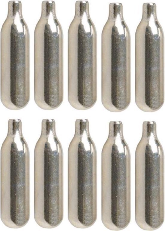 Brewferm CO2 patronen - 8 g food grade - 10 stuks