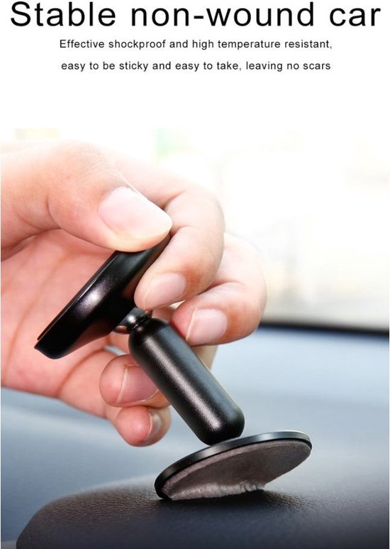 Baseus Zwarte Stand Magnetic Car Mount Holder
