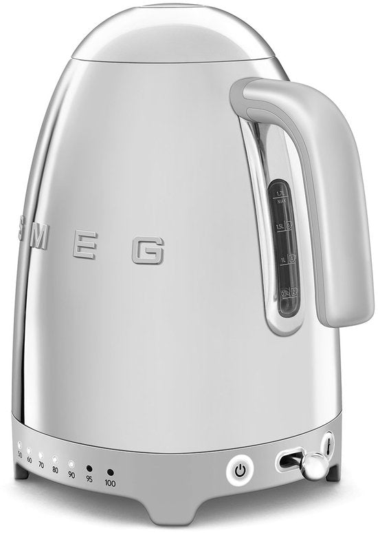 Smeg KLF04SSEU waterkoker - 7 temperaturen - 1,7 liter - Steel