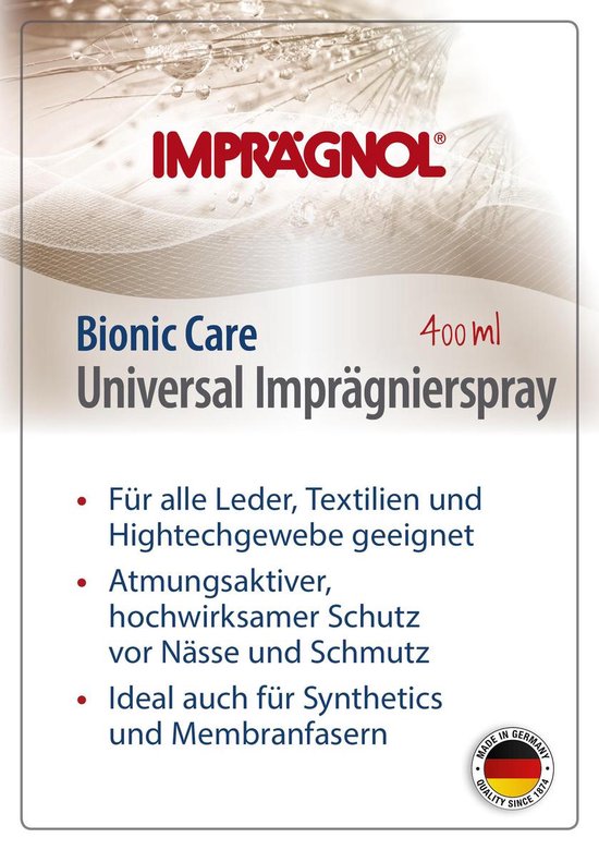 Imprägnol universal impregneerspray - 400 ml - waterafstotend textiel en leer