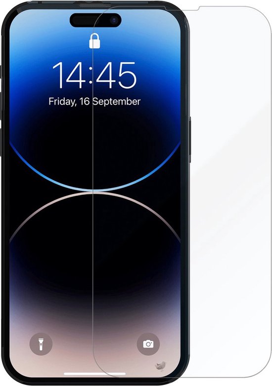 NuGlas glazen screenprotector - 2.5D - iPhone 14 Pro