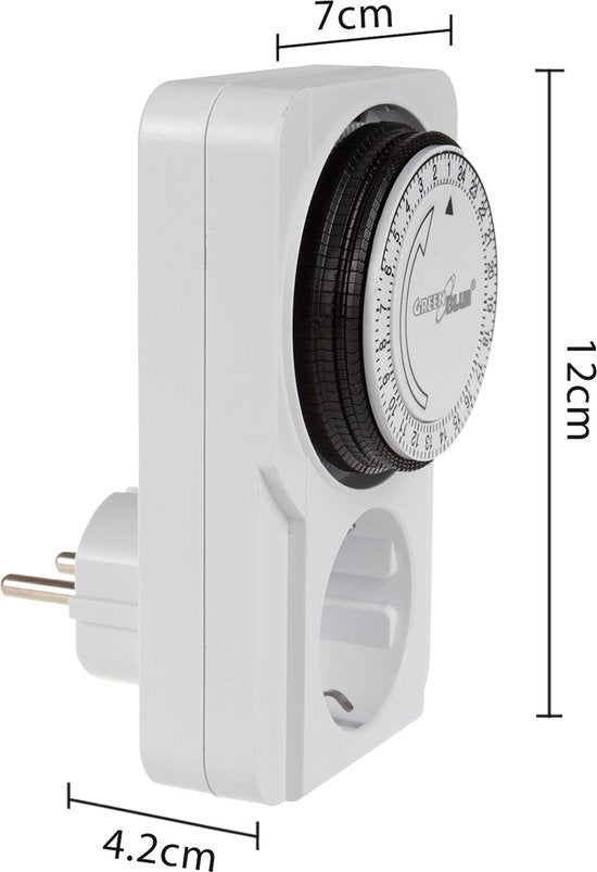GreenBlue timer - GB360 F mechanical 48 programs - 16A IP20