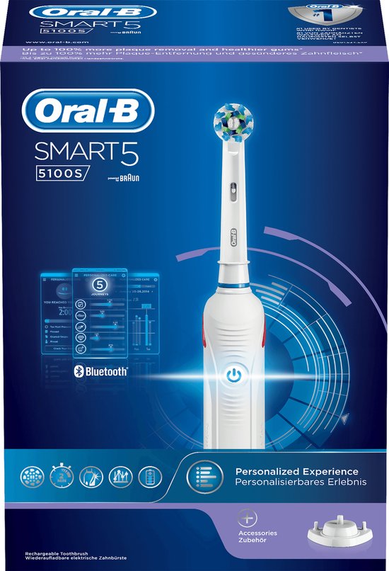Oral-B Smart 5 5100S elektrische tandenborstel - Wit