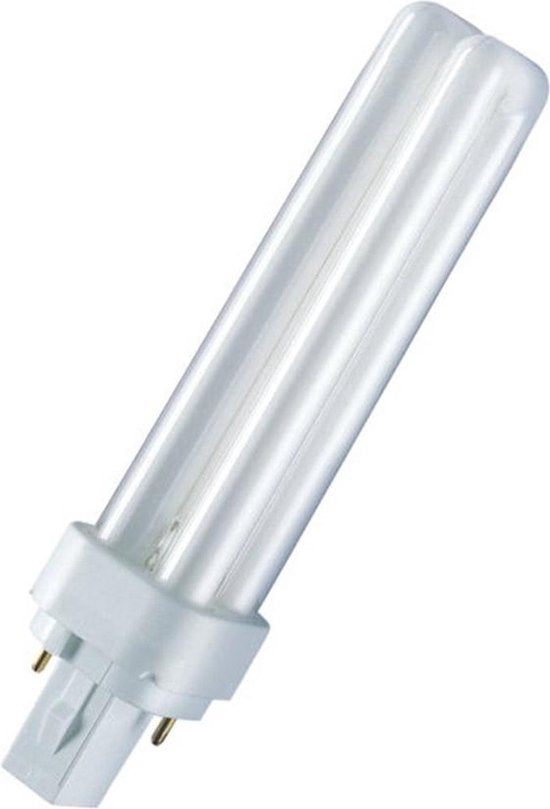 Osram Dulux D energy-saving lamp - 13W 2-pin - very warm white