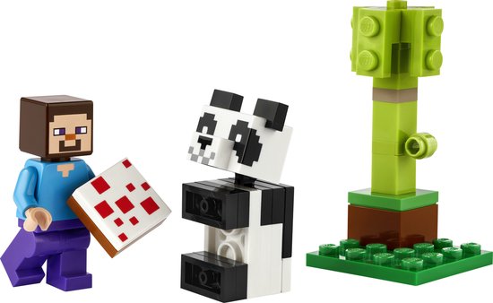 LEGO Minecraft Steve en babypanda - polybag 30672