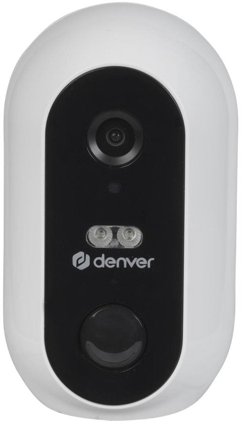 Denver beveiligingscamera IOB209 - draadloos voor binnen en buiten - Full HD met nachtzicht - WiFi en app - bewegingsdetectie