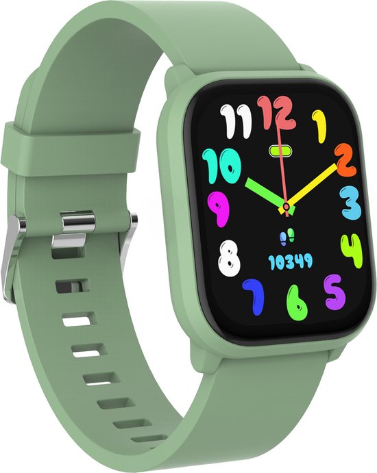 Denver smartwatch kinderen - bellen/sms/whatsapp - Android & iOS - stappenteller - hartslag- en bloeddrukmeter - SWK120GN