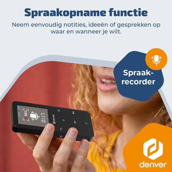 Denver MP-1830B MP4 mediaspeler - Zwart