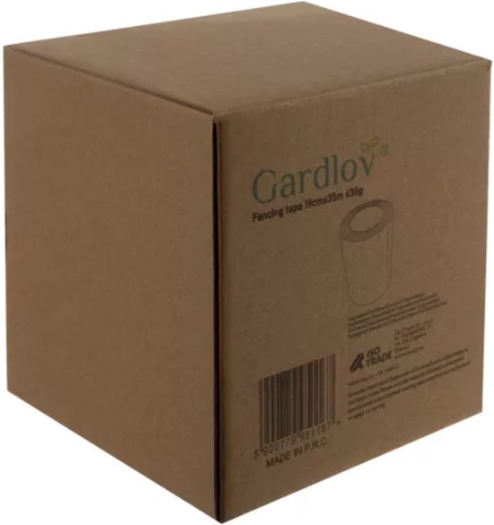 Gardlov vlechtband hekwerk - UV-bestendig - 19×35 cm - Groen