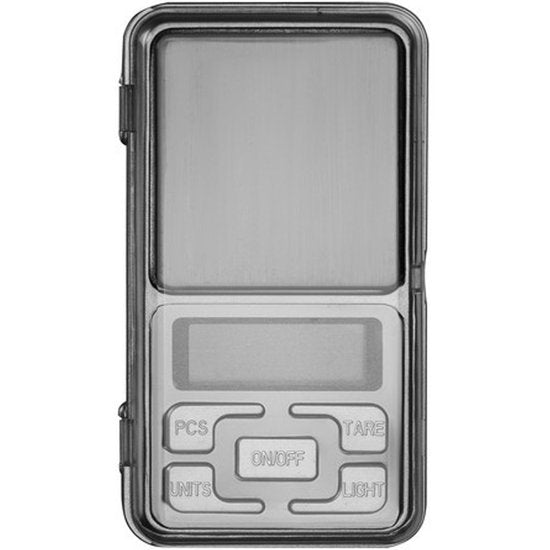 Ruhhy precisieweegschaal - 0,1-500 gram - compact - inclusief batterijen - Zilver