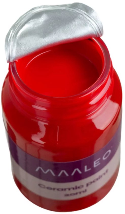 Maaleo glas- en keramiekverfset - 12×20 ml - ovenbestendig