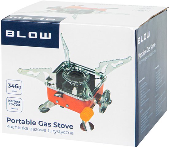 Blow camping kooktoestel - draagbaar mini gasfornuis - 2800 watt