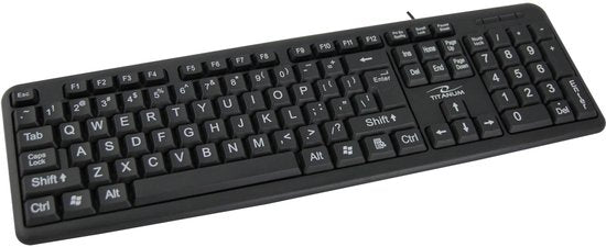Esperanza TK102 toetsenbord - PS/2 - Zwart