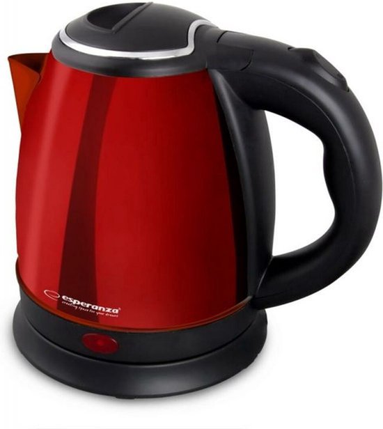 Esperanza Parana waterkoker - 1 liter 1350 watt - rood