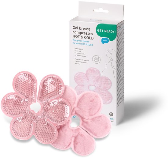 Baby Ono gel borstkompressen Hot & Cold - warm & koud kompres voor borstvoeding - herbruikbaar - set van 2