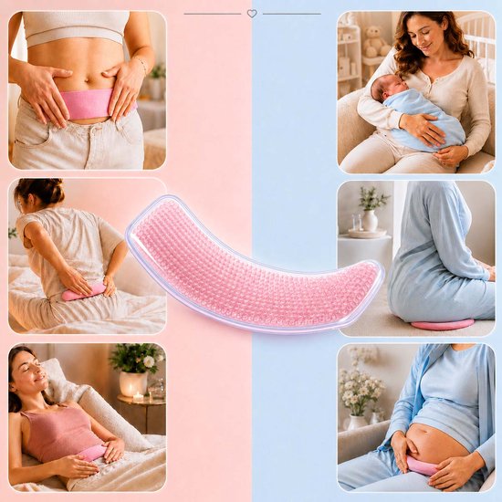Babyono postpartum kompres - koel- en warmtekompres na bevalling - voor perineum keizersnede en aambeien - inclusief wasbare hoes