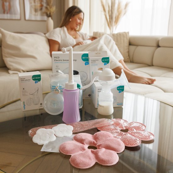 Babyono postpartum kompres - koel- en warmtekompres na bevalling - voor perineum keizersnede en aambeien - inclusief wasbare hoes