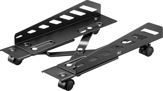 NanoRS RS480 pc-houder - desktop standaard 25 kg - met wielen 160-300 mm - Zwart