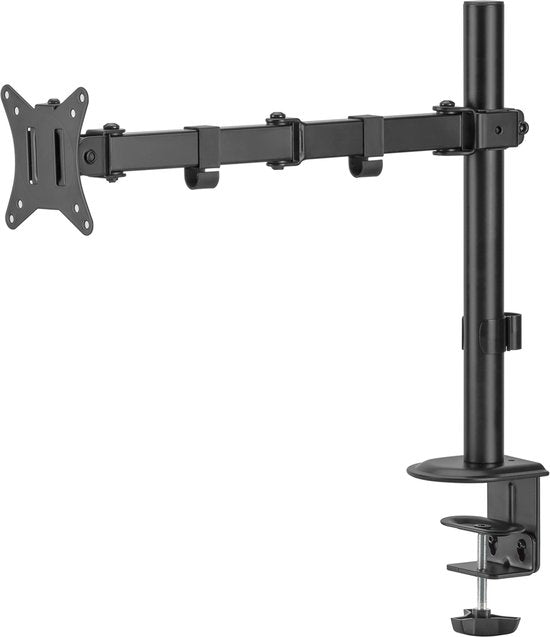 Maclean monitorbeugel - bureausteun 17-32 inch - dubbele arm - VESA 75×75 en 100×100 - max. 9 kg