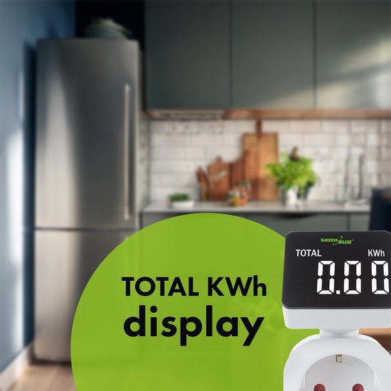 GreenBlue energiemeter - 16A max. 3.680W - 220-240V - GB620 E